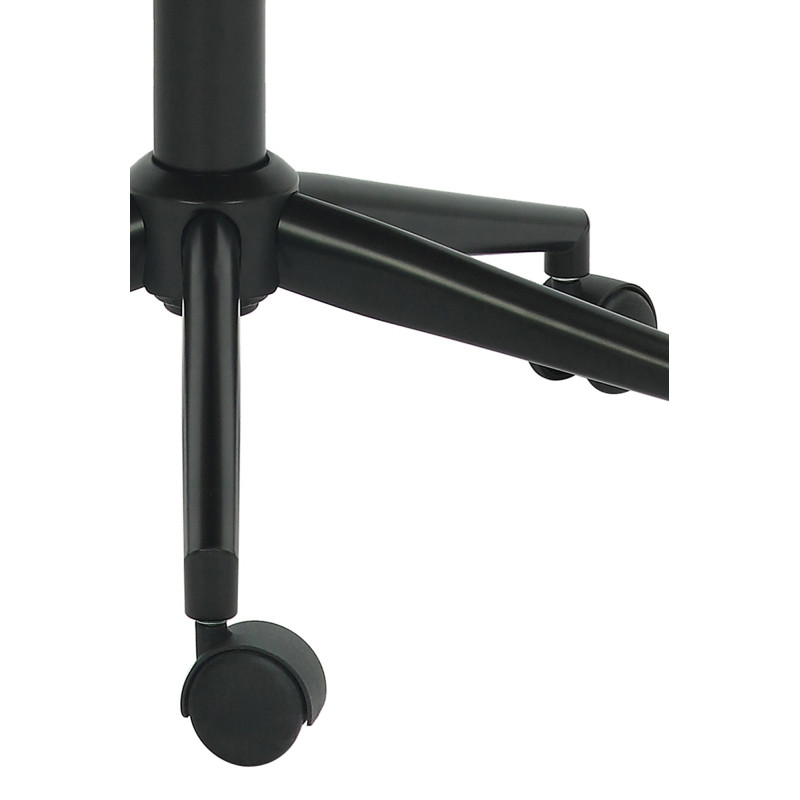 Chaise de bureau Harvest en similicuir noyer/noir