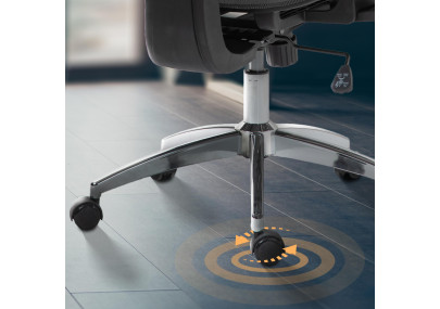 Chaise de bureau Deshler, noire