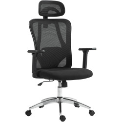 Silla de oficina Bryden Negro