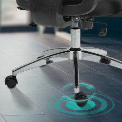 Chaise de bureau Bryden, noire