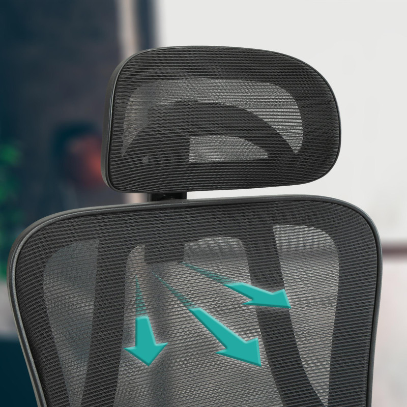 Silla de oficina Bryden Negro