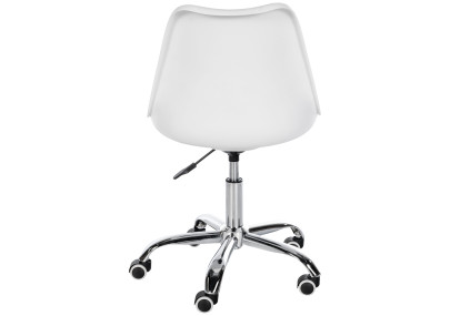 Tabouret de travail blanc Laflin