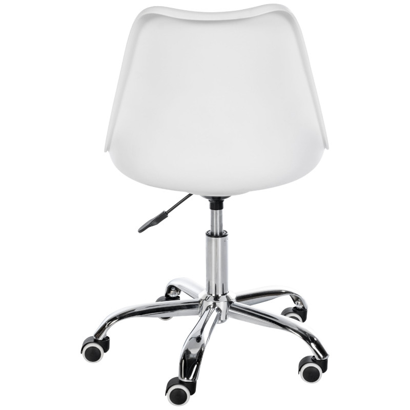 Tabouret de travail blanc Laflin