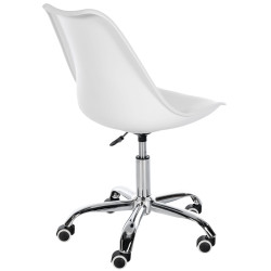 Tabouret de travail blanc Laflin