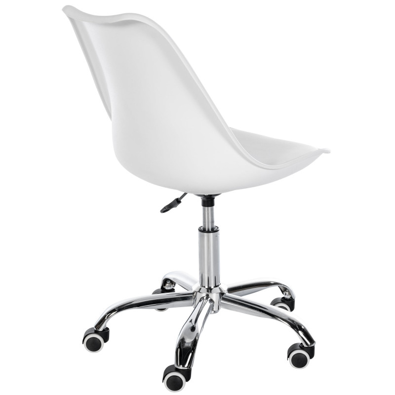 Tabouret de travail blanc Laflin