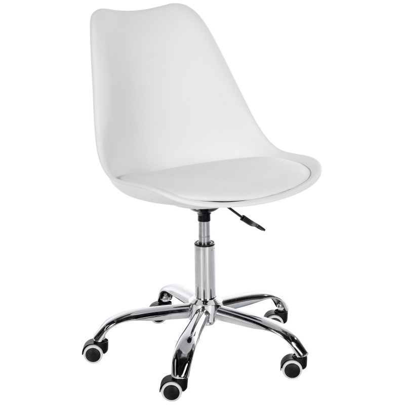 Tabouret de travail blanc Laflin