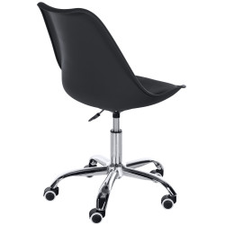 Tabouret de travail noir Laflin