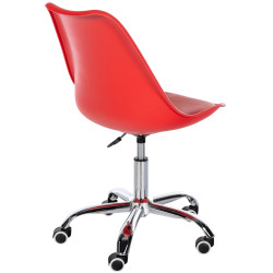 Tabouret de travail rouge Laflin