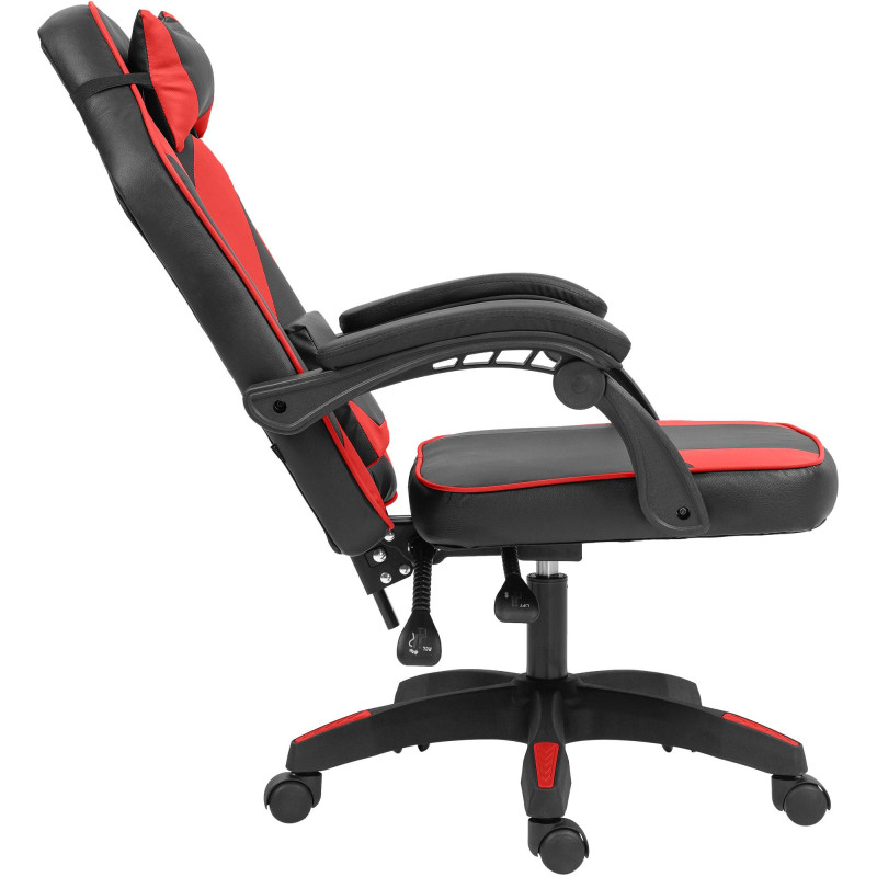 Tabouret de bar Shanghai, similicuir, blanc/gris