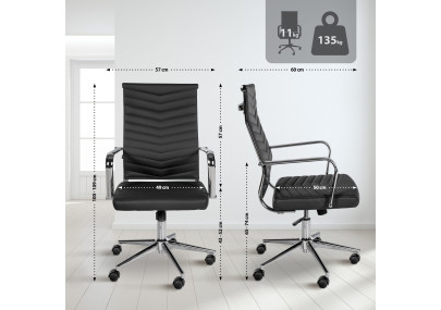 Bürostuhl Canby Kunstleder