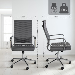 Bürostuhl Canby Kunstleder