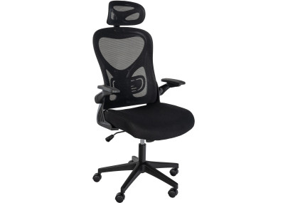 Chaise de bureau Roseburg, noire