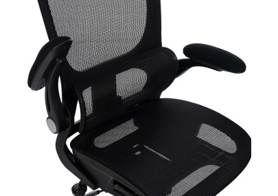 Chaise de bureau Kaylee, noire