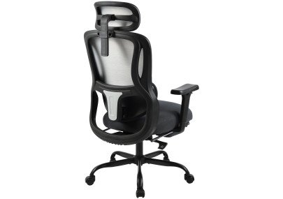 Chaise de bureau Leesburg noire/noire