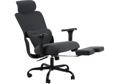 Chaise de bureau Leesburg noire/noire