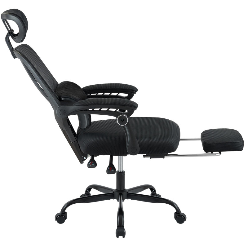 Chaise de bureau Liberton, noire