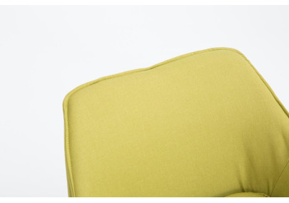 Poltroncina lounge Caracas in tessuto verde