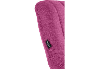 Sgabello Milet Tessuto viola,bianco