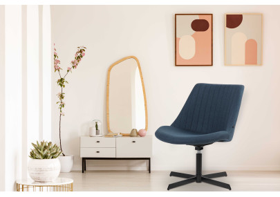 Chaise longue Granby, bleue