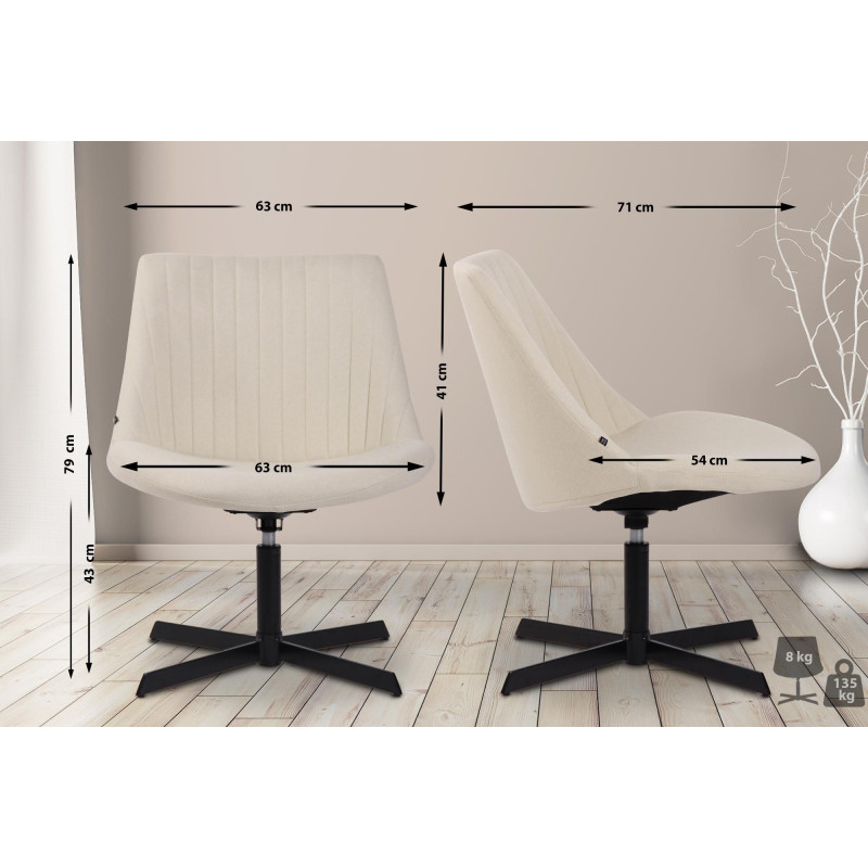 Fauteuil Granby, cr?me