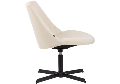 Sedia da Lounge Granby crema