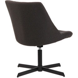 Sedia da Lounge Granby grigio scuro