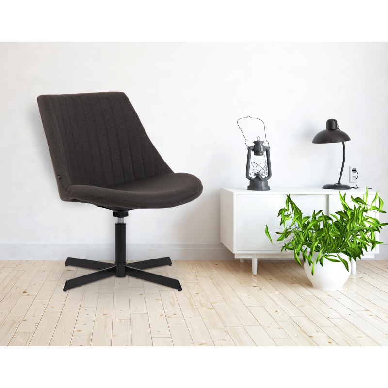 Chaise longue Granby, gris foncé