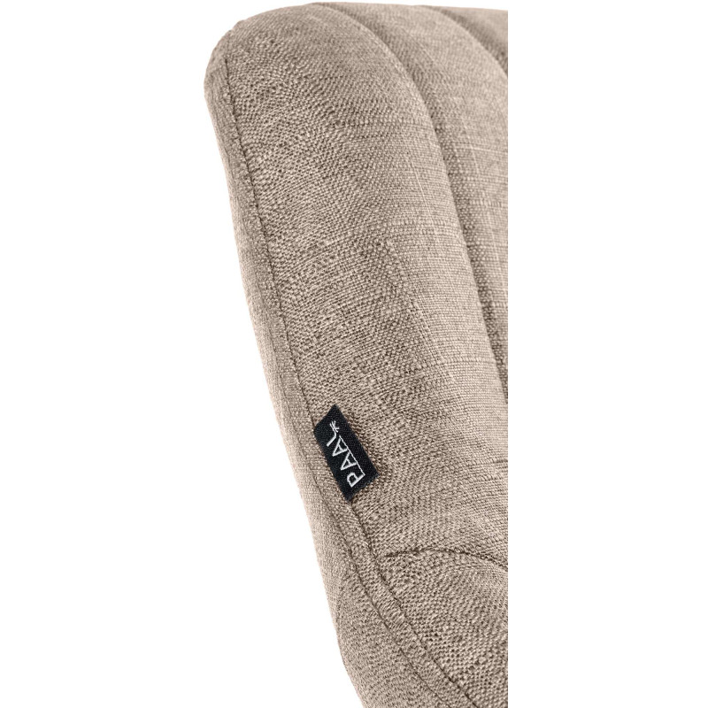 Sgabello Milet Tessuto Tortora,bianco
