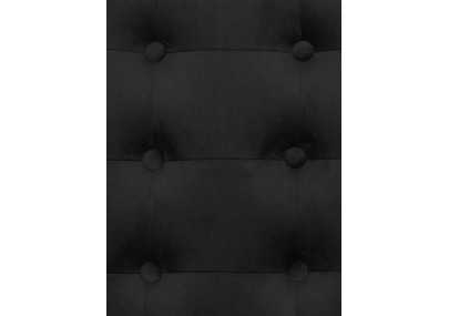 Sillón Avon en terciopelo Negro