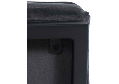 Lounger Avon Velvet grigio