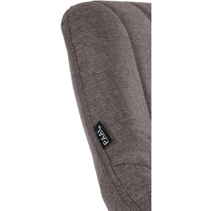 Sgabello Milet Tessuto grigio scuro,bianco
