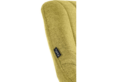 Sgabello Milet Tessuto verde,nero