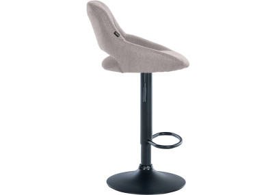 Sgabello Milet Tessuto grigio,nero