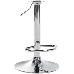 Cadre de remplacement pour tabourets de bar 8 x 8 cm chrome