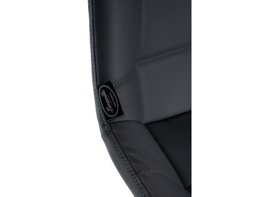 Taburete de bar Weston Gris,Simil cuero