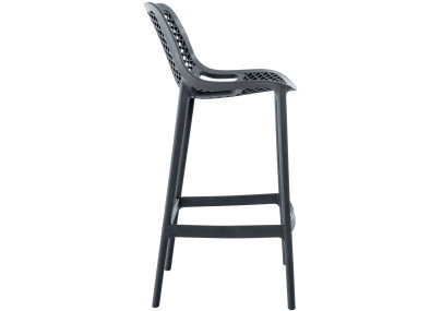 Tabouret de bar Air, gris foncé