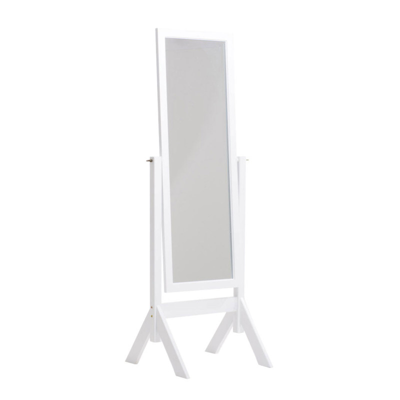 Miroir sur pied Elvis blanc