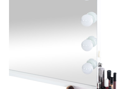 Miroir de coiffeuse blanc Palmdale