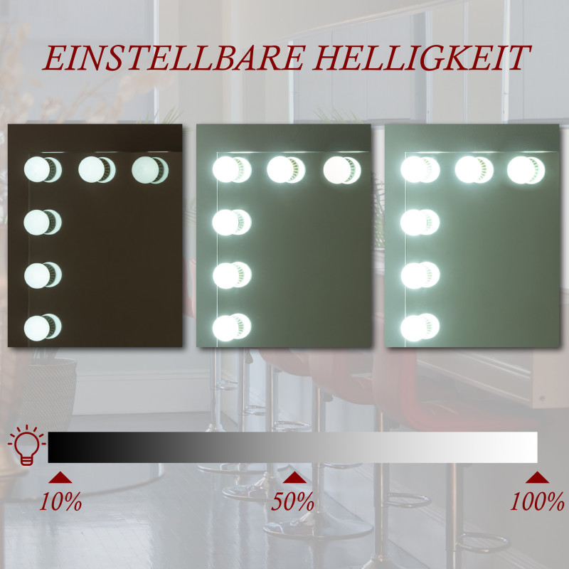 Miroir de maquillage blanc Palmdale