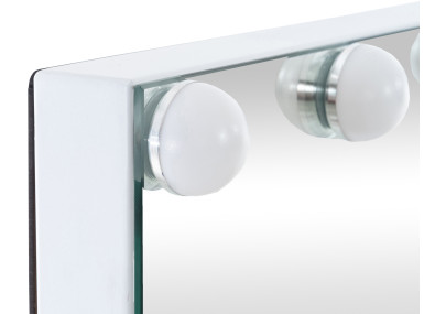 Miroir de maquillage blanc Murrieta