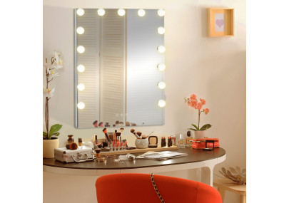 Espejo de maquillaje Murrieta Blanco