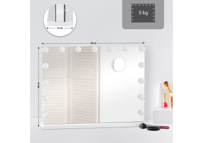 Miroir de coiffeuse Marlene White