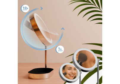 Miroir de coiffeuse blanc Winslet