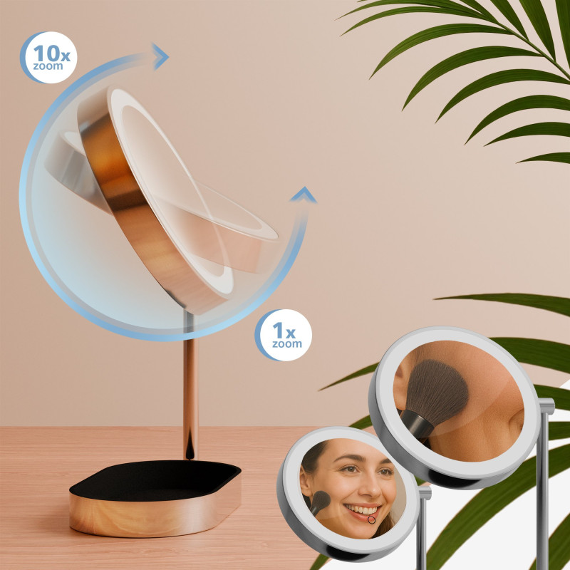 Miroir de coiffeuse blanc Winslet