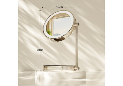 Miroir de coiffeuse blanc Winslet