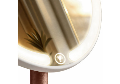 Miroir de maquillage blanc Streep