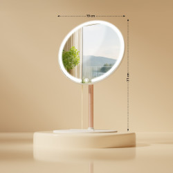 Conjunto de 2 sillas de visitante Hobart, tela crema