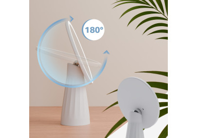 Miroir de maquillage blanc Carrey