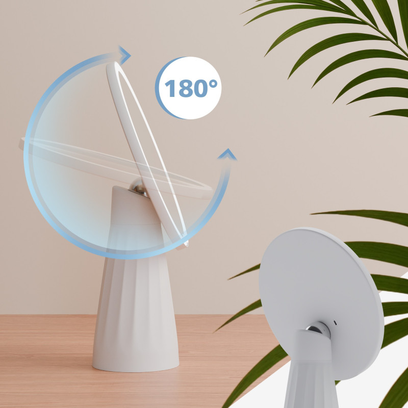 Miroir de maquillage blanc Carrey