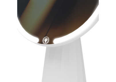 Miroir de maquillage blanc Carrey